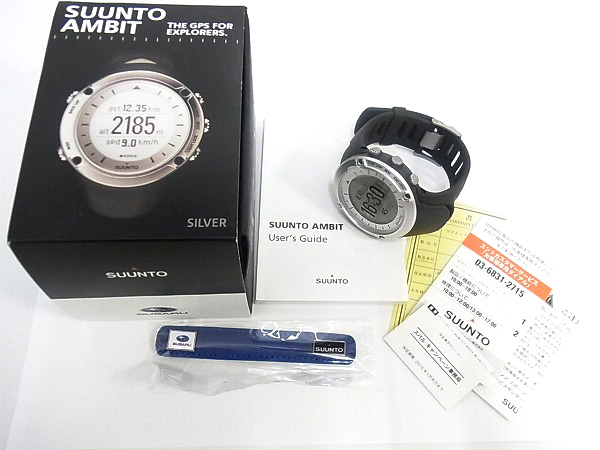 実際に弊社で買取させて頂いたSUUNTO/スント×SUBARU アンビットシルバー/腕時計/SS018372000の画像 2枚目