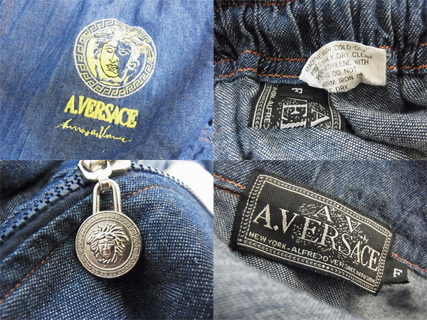 実際に弊社で買取させて頂いたa.versace/ヴェルサーチ 上下/セットアップ ジャケット/パンツ/Fの画像 2枚目