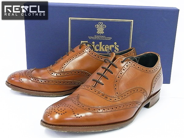 実際に弊社で買取させて頂いたTricker's/トリッカーズ AntiqueMarron M7004 ウィングチップ茶