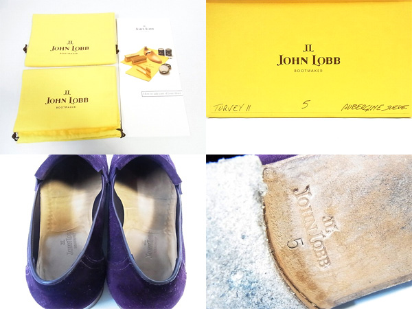 実際に弊社で買取させて頂いたJohn Lobb/ジョンロブ TURVEY2 シューズ/ローファー スエード 5の画像 2枚目