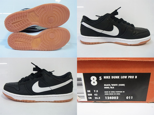 NIKE DUNK LOW PRO B ナイキ ダンク124002 011 - スニーカー