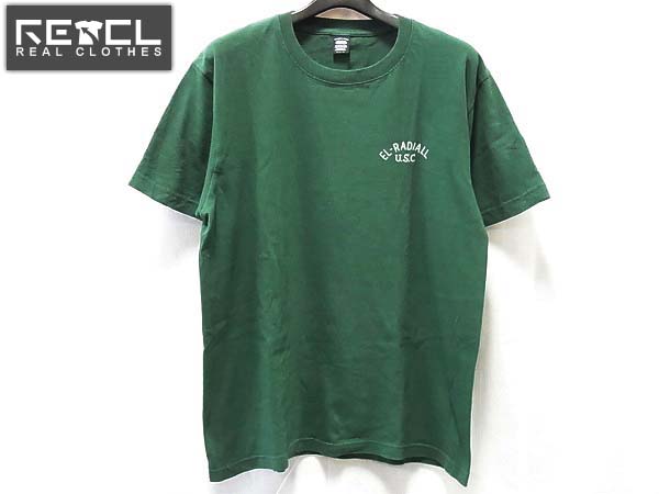 実際に弊社で買取させて頂いたRADIALL/ラディアル 半袖 バックプリントTシャツ 緑 L /マリア