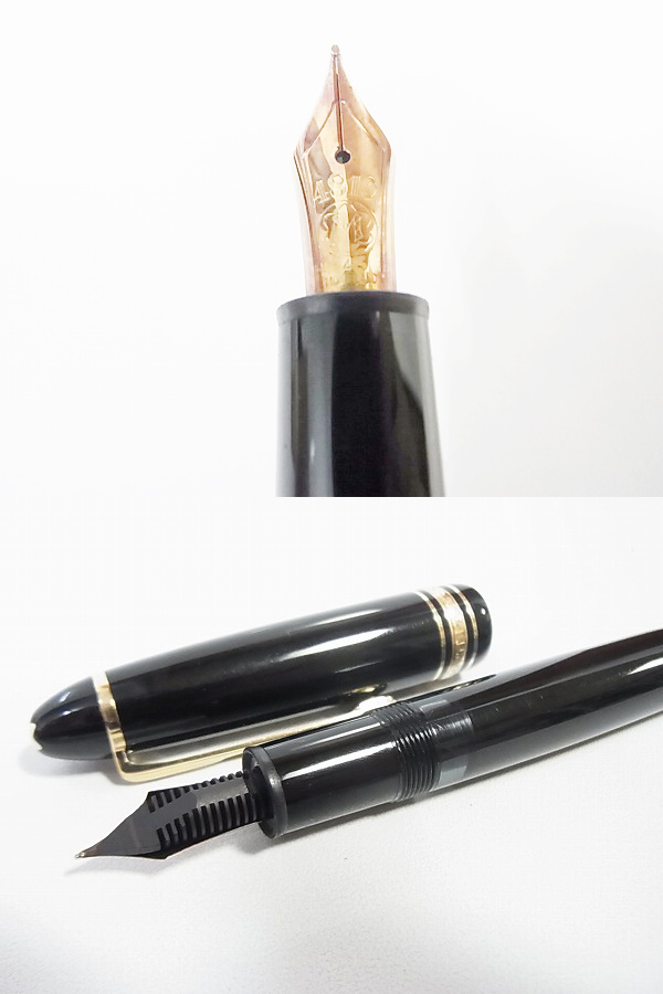 実際に弊社で買取させて頂いたMONTBLANC/モンブラン マイスターシュテック 146 万年筆/黒の画像 2枚目