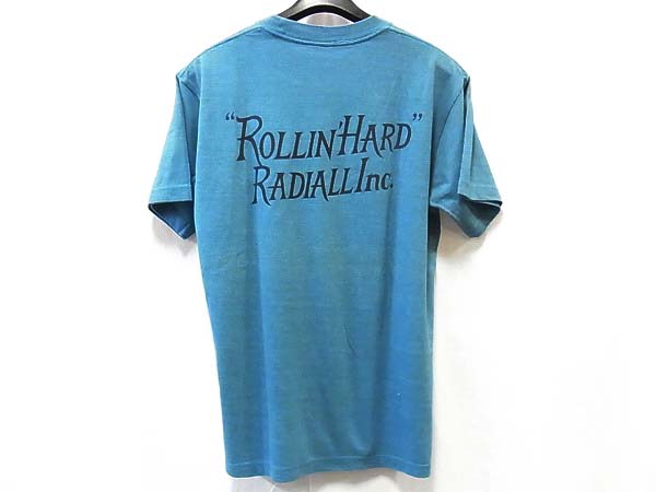 実際に弊社で買取させて頂いたRADIALL/ラディアル 半袖 プリントTシャツ 青緑 L /ROLLIN'HARDの画像 1枚目