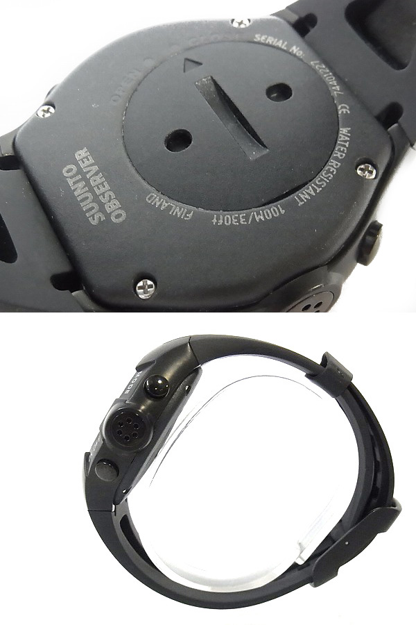 実際に弊社で買取させて頂いたSUUNTO/スント OBSERVER/オブザーバーSR オールブラック/腕時計の画像 1枚目