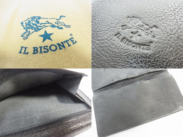 実際に弊社で買取させて頂いたIL BISONTE/イルビゾンテ レザー/二つ折り長財布（小銭入れ付）の画像 2枚目