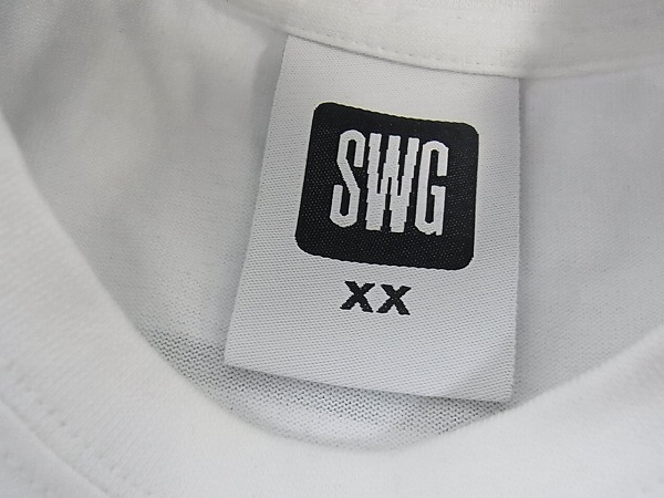 実際に弊社で買取させて頂いたSWAGGER/スワッガー Tシャツ XXL SWGT-2741 NOTORIOUS　白の画像 2枚目