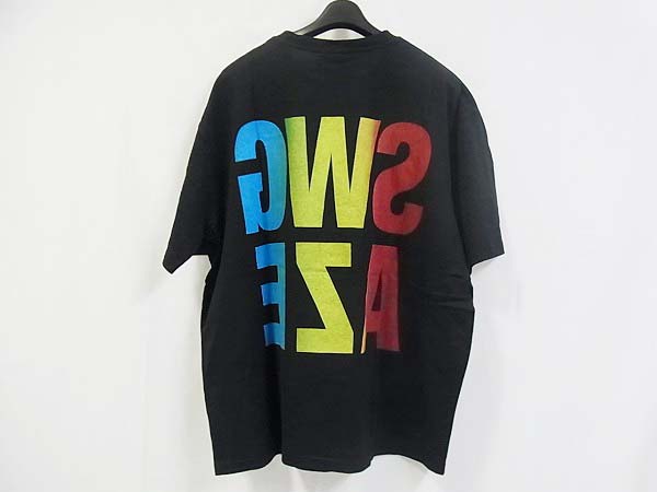 実際に弊社で買取させて頂いたswagger/スワッガー SWGT-2673 プリント Tシャツ XXL ブラックの画像 1枚目