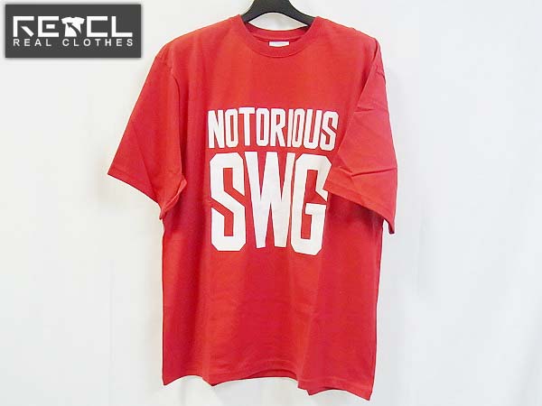 実際に弊社で買取させて頂いたswagger/スワッガー SWGT-2767 プリント Tシャツ XXL レッド