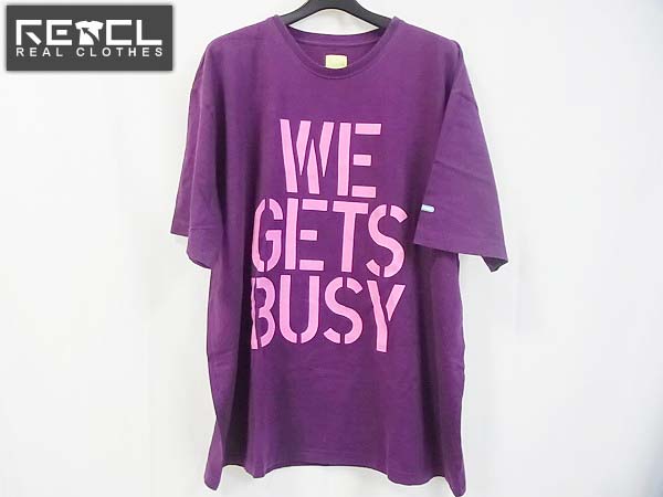 実際に弊社で買取させて頂いたswagger/スワッガー SWGT-2393 プリント Tシャツ XXL パープル