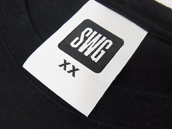 実際に弊社で買取させて頂いたSWAGGER/スワッガー Tシャツ XXL SWGT-2641　SWG　黒の画像 2枚目