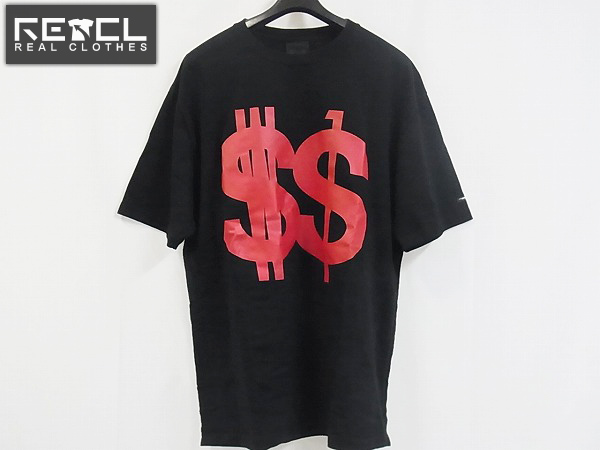 実際に弊社で買取させて頂いたSWAGGER/スワッガー Tシャツ XXL SWGT-2595　$マーク　黒