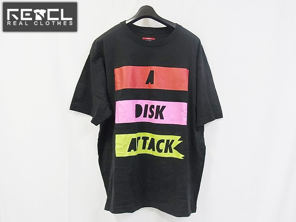 実際に弊社で買取させて頂いたSWAGGER/スワッガー Tシャツ　XXL A DISK ATTACK　SWGT-2586　黒