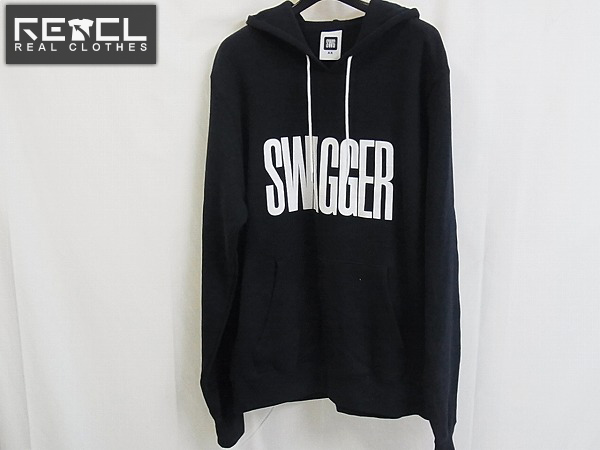 実際に弊社で買取させて頂いたSWAGGER/スワッガー ネイビー×ホワイト/紺×白 パーカー XX