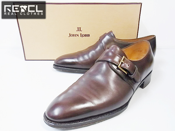 実際に弊社で買取させて頂いたJOHN LOBB/ジョンロブ VISO　6000　シューズ 茶 ベルト　6.5E