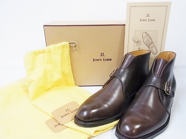 JOHN LOBB/ジョンロブ VARESE 7595 茶 レザーブーツ 6 1/2の買取実績