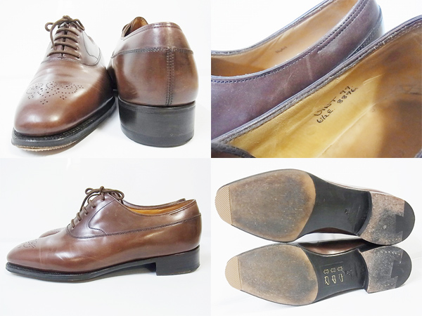 実際に弊社で買取させて頂いたJOHN LOBB/ジョンロブ VINT 1999　8896　茶　5ホール　6.5Eの画像 1枚目