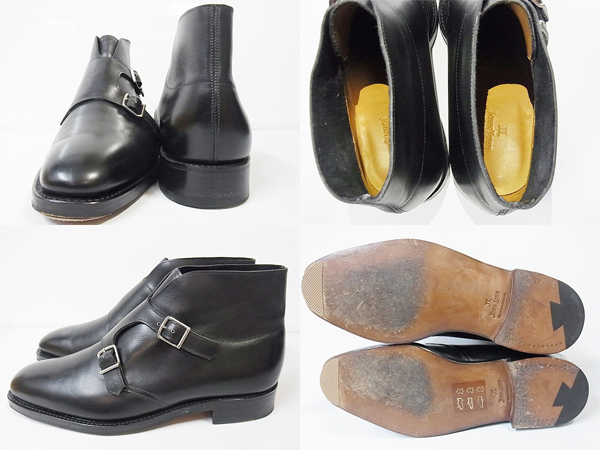 実際に弊社で買取させて頂いたJOHN LOBB/ジョンロブ DEBEE 8896 黒　ベルト ブーツ　6.5E
の画像 1枚目