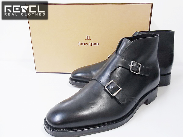 実際に弊社で買取させて頂いたJOHN LOBB/ジョンロブ DEBEE 8896 黒　ベルト ブーツ　6.5E
