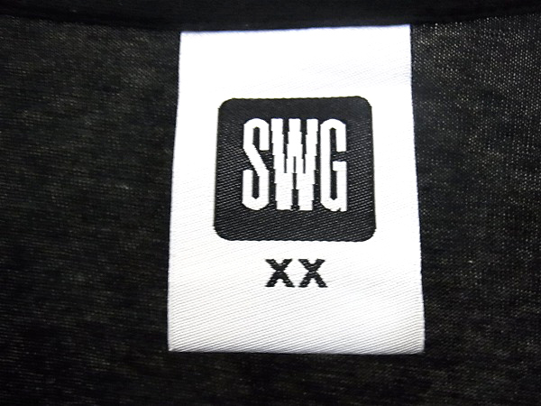 実際に弊社で買取させて頂いたSWAGGER/スワッガー ロンT/長袖Tシャツ ブラック メンズ XXの画像 2枚目