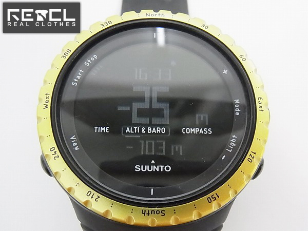 実際に弊社で買取させて頂いたSUUNTO/スント Core Black　Yellow/コア 黒黄/SS013315010