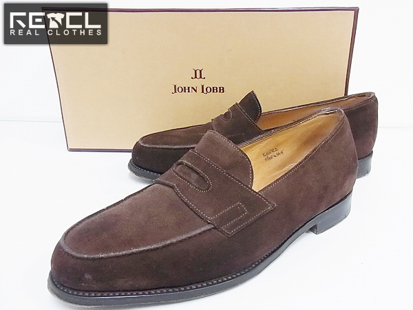 実際に弊社で買取させて頂いたJOHN LOBB/ジョンロブ LOPEZ 4395　スェードレザー　6.5E