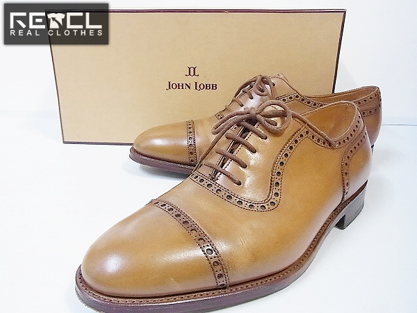 実際に弊社で買取させて頂いたJOHN LOBB/ジョンロブ ADELAIDE 8695 茶 ウイングチップ 6.5E