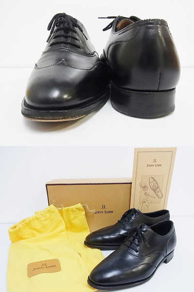 実際に弊社で買取させて頂いたJOHN LOBB/ジョンロブ WIDNER 8695　黒 5ホール 6.5E
の画像 2枚目