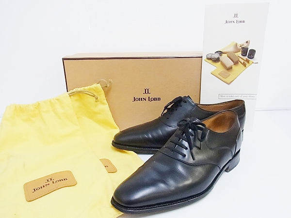 実際に弊社で買取させて頂いたJOHN LOBB/ジョンロブ OSAKA　2002 8000 黒　5ホール　6.5Eの画像 2枚目