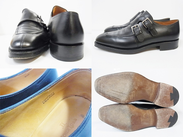 実際に弊社で買取させて頂いたJOHN LOBB/ジョンロブ VINT2001 8896 レザーシューズ黒 6.5Eの画像 1枚目