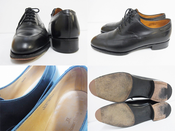 実際に弊社で買取させて頂いたJOHN LOBB/ジョンロブ VIENNA 8695　黒　5ホール レザー 6.5Eの画像 1枚目