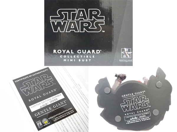 実際に弊社で買取させて頂いたGENTLE GIAN STARWARS/ロイヤルガード/COLLECTIBLE MINI BUSTの画像 2枚目