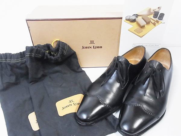 実際に弊社で買取させて頂いたJOHN LOBB/ジョンロブ 2002 8000 BLACK/黒 2ホール 6 1/2E
の画像 2枚目