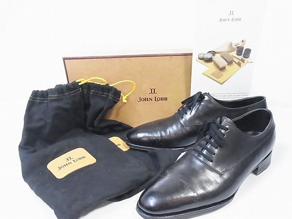 実際に弊社で買取させて頂いたJOHN LOBB/ジョンロブ　2003 7000　黒　6ホール　7Dの画像 2枚目