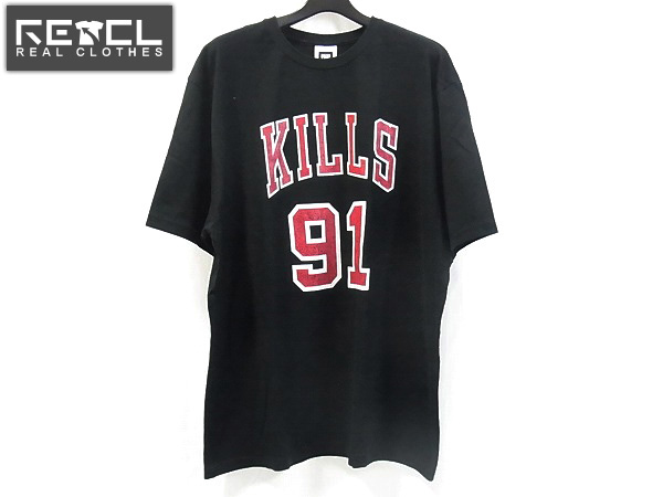 実際に弊社で買取させて頂いたSWAGGER/スワッガー Tシャツ XX SWGT-2796 KILLS 91 黒