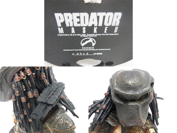 実際に弊社で買取させて頂いたPREDATOR 2/プレデター2 GENTLEフィギュアPREDATOR MICRO BUSTSの画像 2枚目