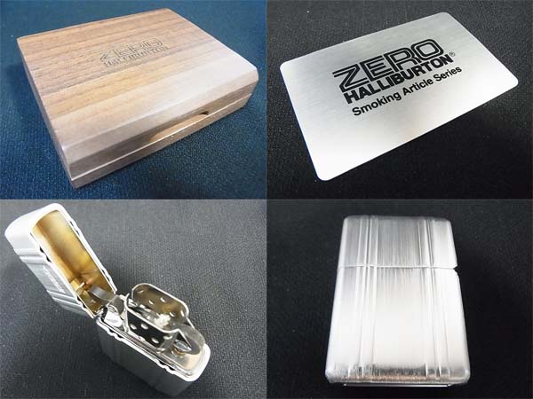 実際に弊社で買取させて頂いたZIPPO/ジッポー 05年製 ゼロハリバートン Ⅱ-AL/コラボライターの画像 2枚目