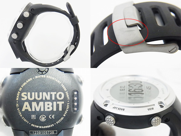 実際に弊社で買取させて頂いたSUUNTO/スント AMBITアンビット シルバー 腕時計 SS018372000の画像 1枚目