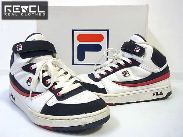 実際に弊社で買取させて頂いたFILA/フィラ BB84 MID 7UJYB1165 スニーカー 28 白/紺/赤 の画像 0枚目