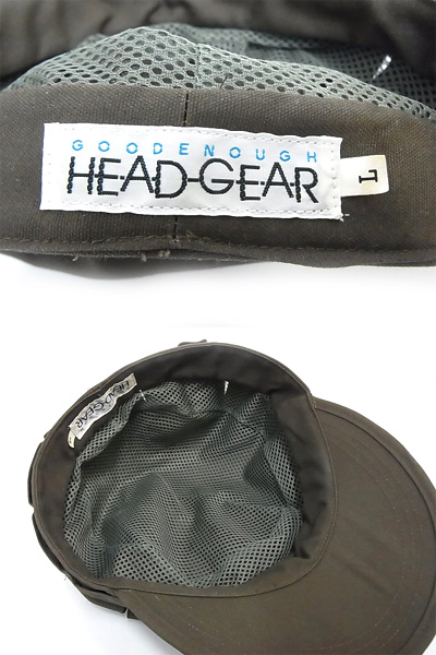 goodenough ge head gear メッシュキャップ