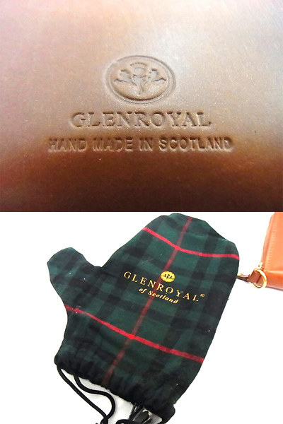 実際に弊社で買取させて頂いたGLENROYAL/グレンロイヤル ファスナー財布 レザー ブラウンの画像 1枚目