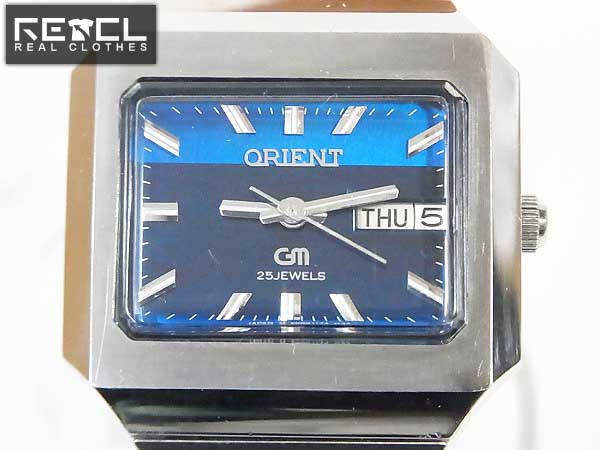 実際に弊社で買取させて頂いたORIENT/オリエント GM 25石 自動巻 二つ折り式 三針カレンダーの画像 0枚目