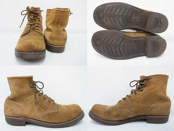 実際に弊社で買取させて頂いたchippewa/チペワ スエード/レースアップブーツ/ブラウン/9-1/2の画像 1枚目