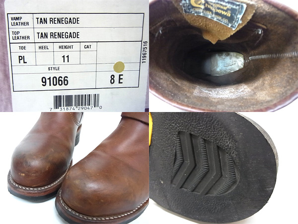 実際に弊社で買取させて頂いたCHIPPEWA/チペワ エンジニアブーツ 11ENGINEER BOOTS/91066 8Eの画像 2枚目