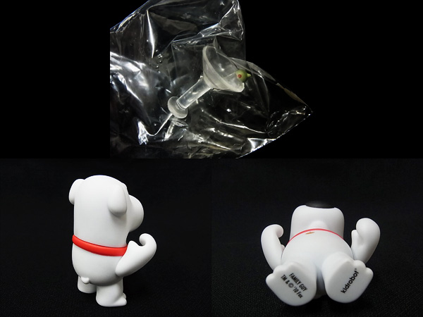 実際に弊社で買取させて頂いたFGKR Family Guy×Kidrobot シリーズ1 Brian Griffin フィギュアの画像 2枚目