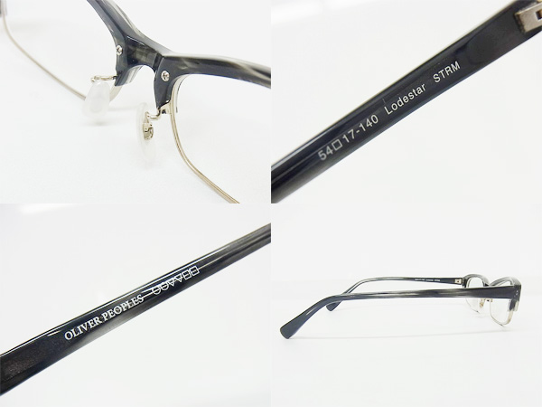 実際に弊社で買取させて頂いたOLIVER PEOPLES/オリバーピープルズ LODESTAR STRM 伊達めがねの画像 1枚目