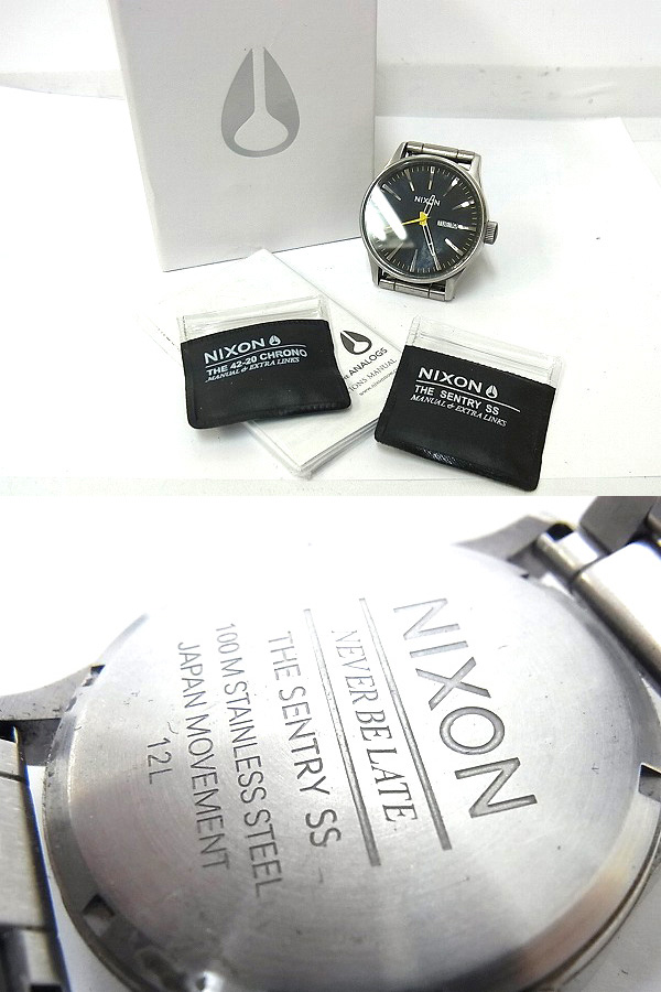 実際に弊社で買取させて頂いたNIXON/ニクソン 腕時計 SENTRY SS/セントリー A3561227の画像 2枚目