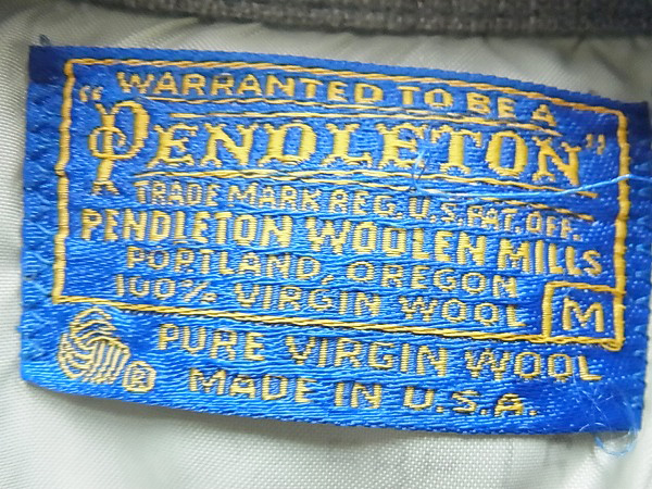 実際に弊社で買取させて頂いたPENDLETON/ペンドルトン 長袖/チェックシャツ ブルー Mの画像 2枚目