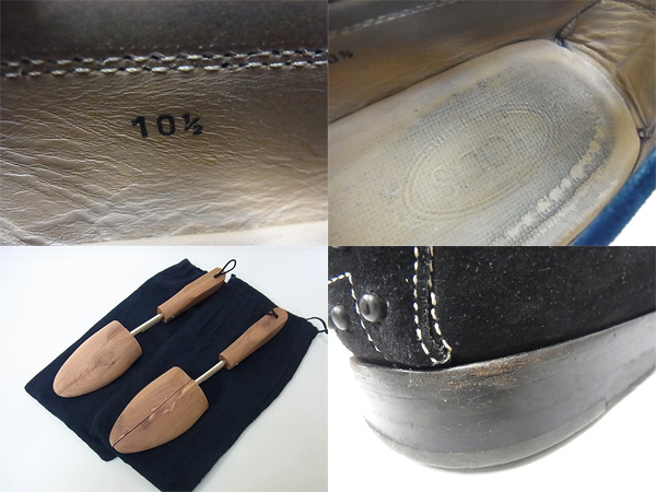 実際に弊社で買取させて頂いたTOD’S/トッズ ドライビングシューズ スエード 10.5 ブラックの画像 2枚目