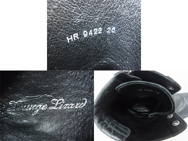 実際に弊社で買取させて頂いたLOUNGE LIZARD/ラウンジリザード HR9422 ブーツ グレー/26の画像 2枚目